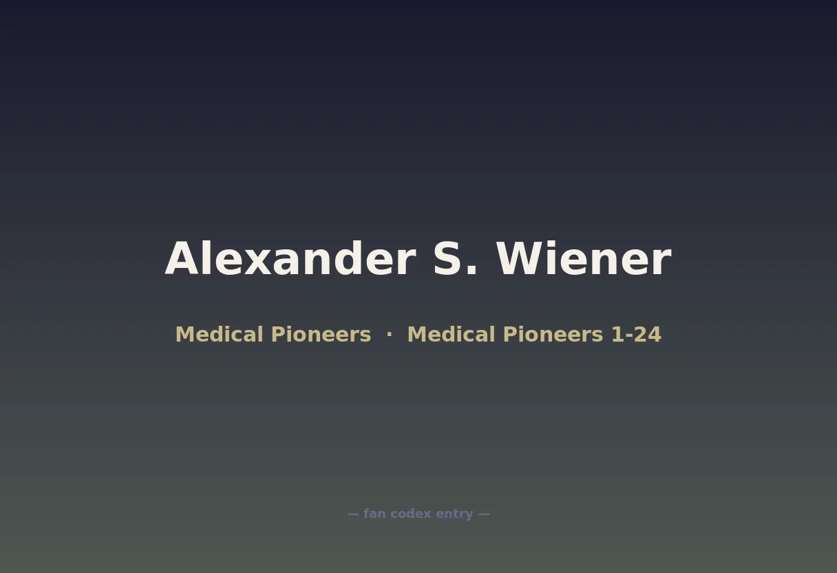 Alexander S. Wiener