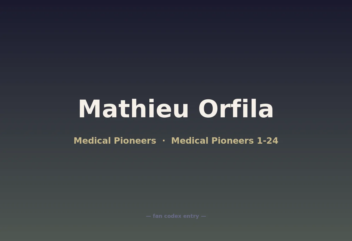 Mathieu Orfila