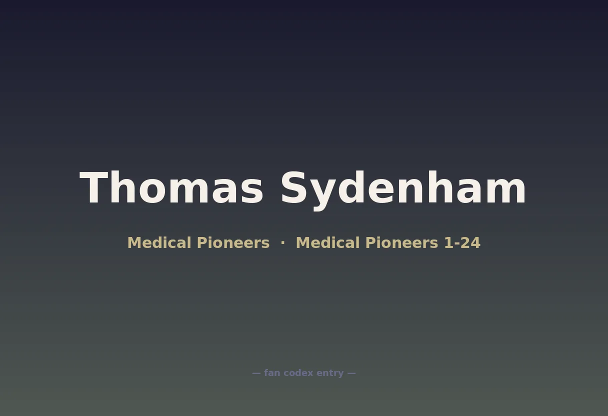 Thomas Sydenham