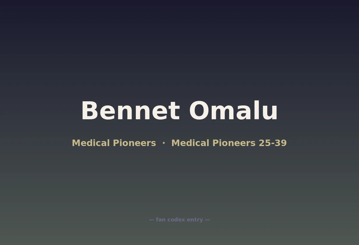 Bennet Omalu