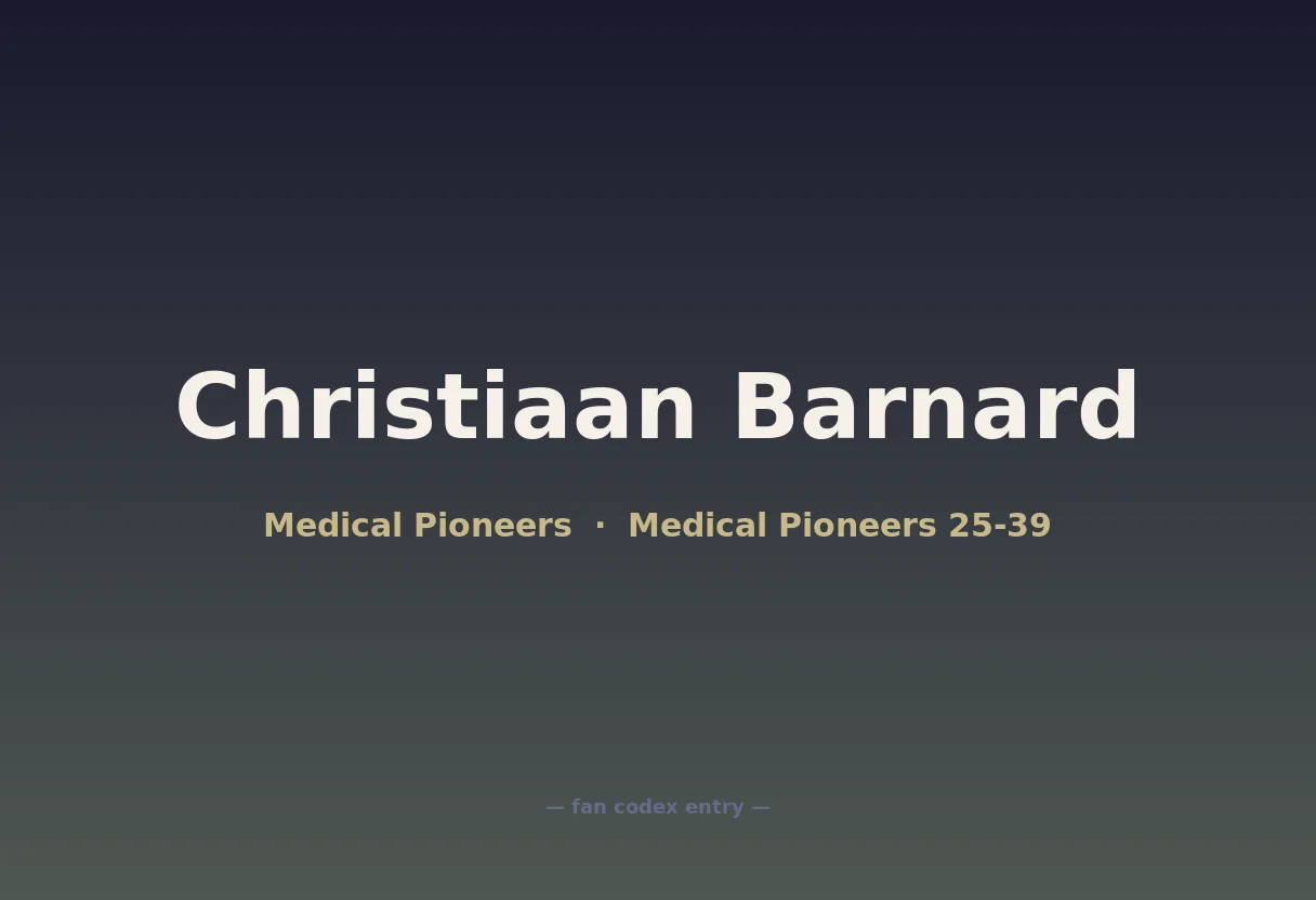 Christiaan Barnard